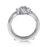 Enhancer Wedding Ring in 14k White Gold with  Natural Diamond at Gabriel & Co.