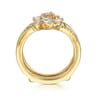 Enhancer Wedding Ring in 14k Yellow Gold with  Natural Diamond at Gabriel & Co.