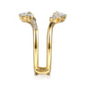 Enhancer Wedding Ring in 14k Yellow Gold with  Natural Diamond at Gabriel & Co.