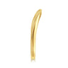 Curved Wedding Ring in 14k Yellow Gold with   at Gabriel & Co.