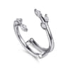 Enhancer Wedding Ring in 14k White Gold with Marquise Natural Diamond at Gabriel & Co.
