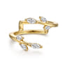 Enhancer Wedding Ring in 14k Yellow Gold with Marquise Natural Diamond at Gabriel & Co.