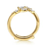 Enhancer Wedding Ring in 14k Yellow Gold with Marquise Natural Diamond at Gabriel & Co.