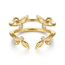 Enhancer Wedding Ring in 14k Yellow Gold with Round Natural Diamond at Gabriel & Co.