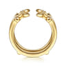 Enhancer Wedding Ring in 14k Yellow Gold with Round Natural Diamond at Gabriel & Co.