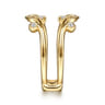 Enhancer Wedding Ring in 14k Yellow Gold with Round Natural Diamond at Gabriel & Co.