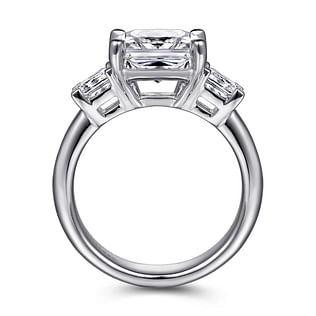 Kissena---18K-White-Gold-Princess-Cut-Three-Stone-Diamond-Engagement-Ring2