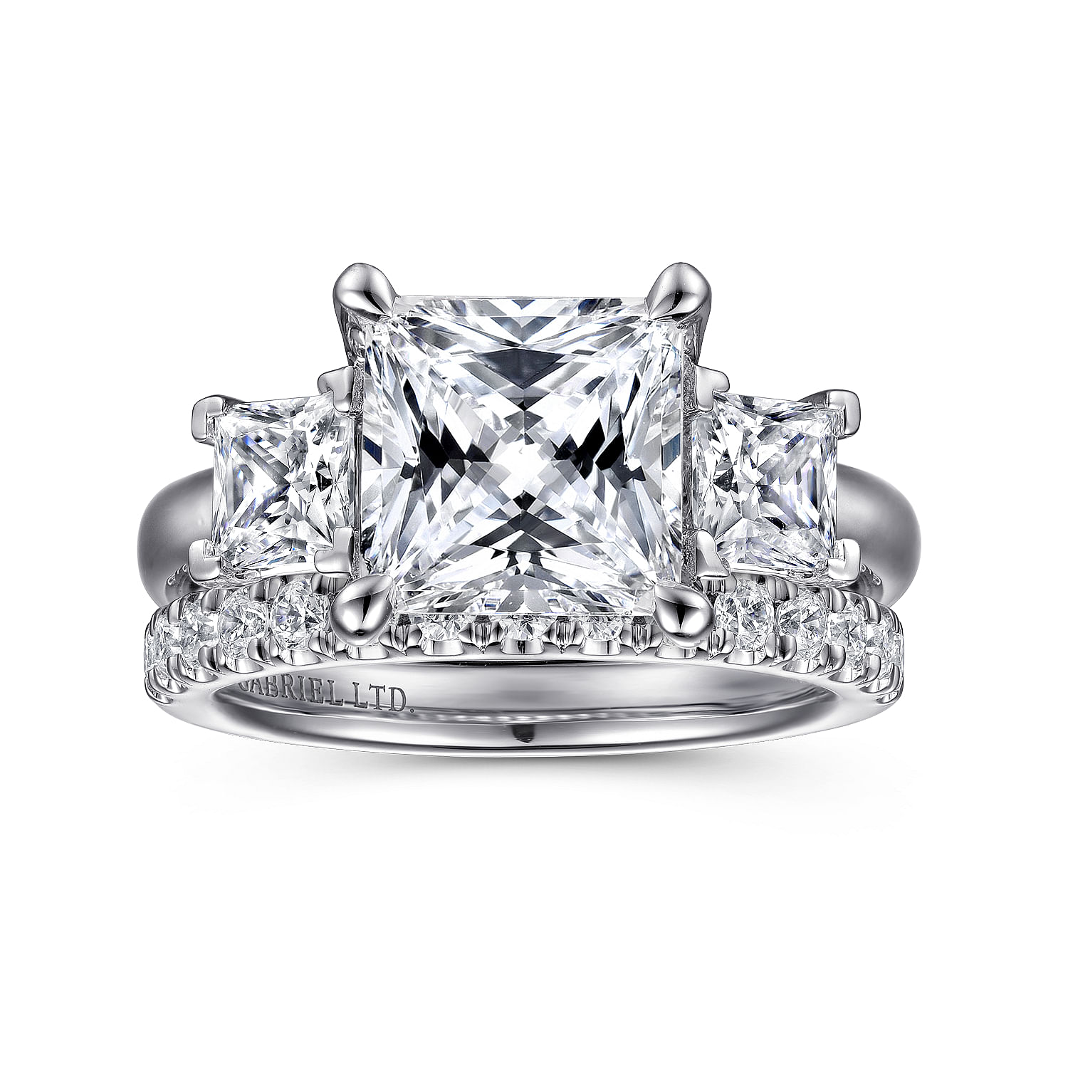 Princess Cut Engagement Rings | Princess Cut Diamond Ring | Gabriel & Co.