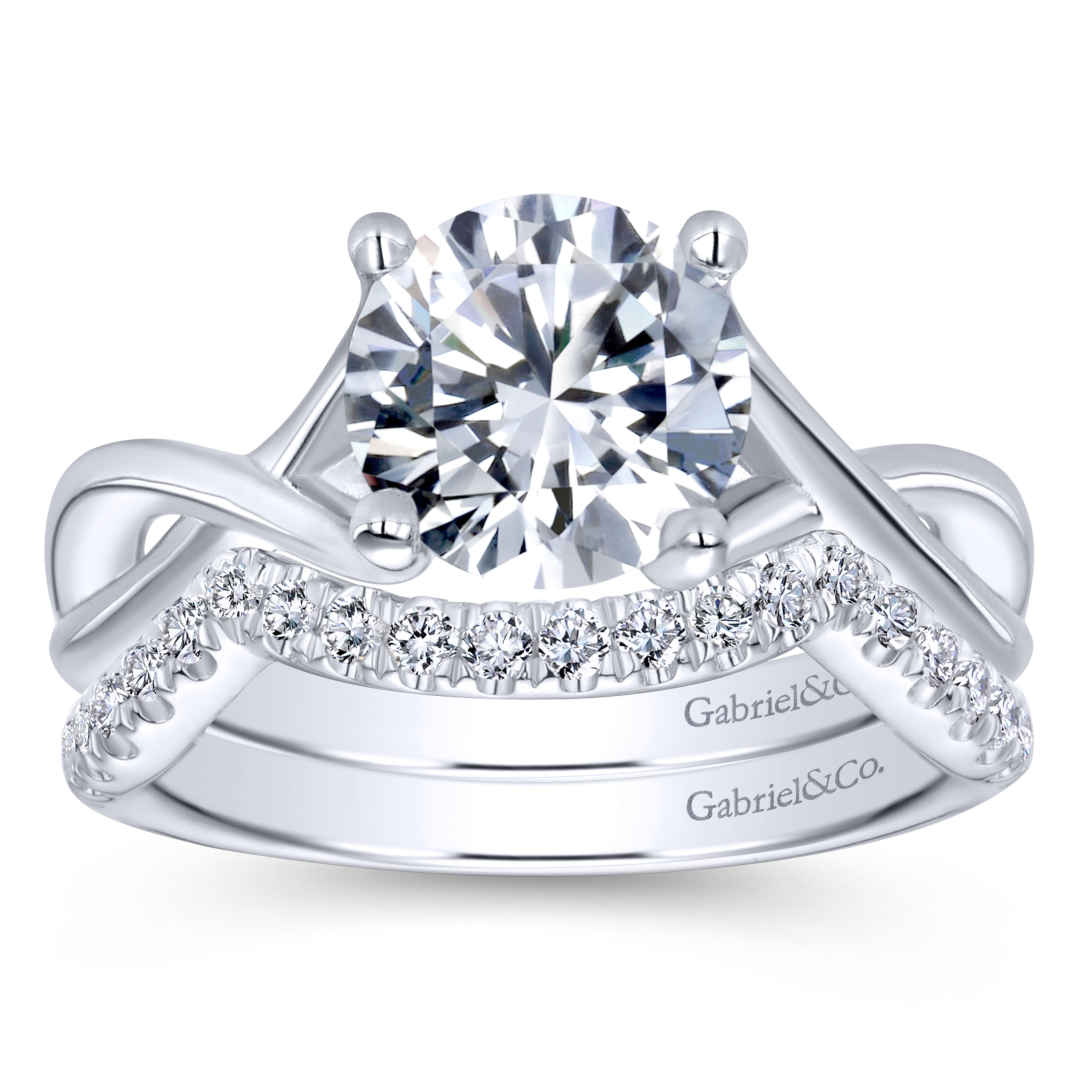 Kylo - Platinum Round Diamond Engagement Ring - Shot 4