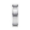 Landon - 14K White Gold 6mm - Men's Wedding Band in Satin Finish