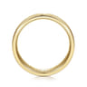 Landon - 14K Yellow Gold 6mm - Men's Wedding Band in Satin Finish