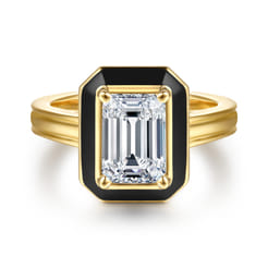 Lara---14K-Yellow-Gold-Bezel-Prong-Black-Enamel-Emerald-Cut-Solitaire-Diamond-Engagement-Ring1