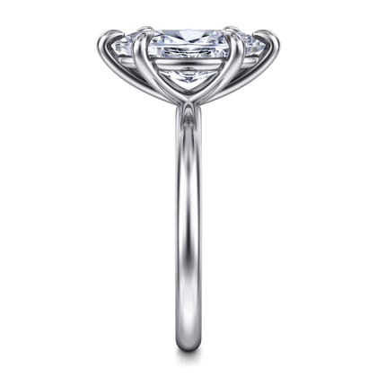 Lark - 14K White Gold Marquise Shape Solitaire Engagement Ring