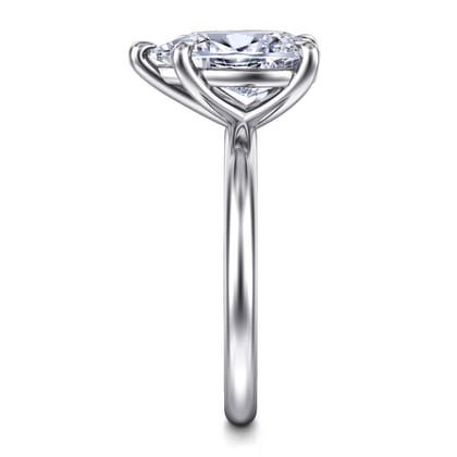 Lark - 14K White Gold Pear Shape Solitaire Engagement Ring