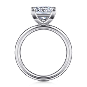 Lark - 14K White Gold Princess Cut Solitaire Engagement Ring