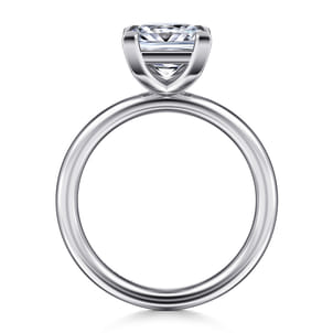 Lark - 14K White Gold Princess Cut Solitaire Engagement Ring