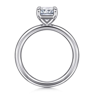 Lark - 14K White Gold Radiant Cut Solitaire Engagement Ring