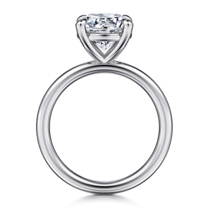 Lark - 14K White Gold Round Solitaire Engagement Ring