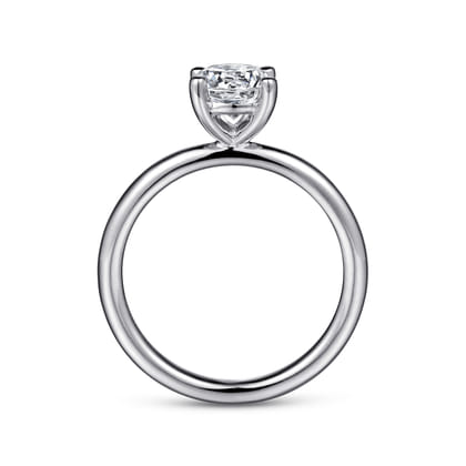 Lark - 14K White Gold Round Solitaire Engagement Ring