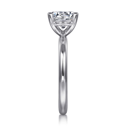 Lark - 14K White Gold Round Solitaire Engagement Ring