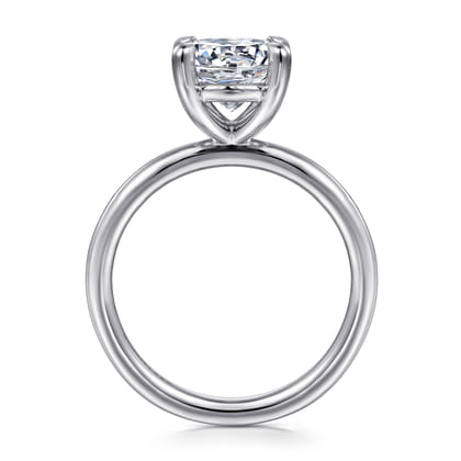 Lark - 14K White Gold Round Solitaire Engagement Ring