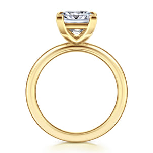 Lark - 14K Yellow Gold Princess Cut Solitaire Engagement Ring