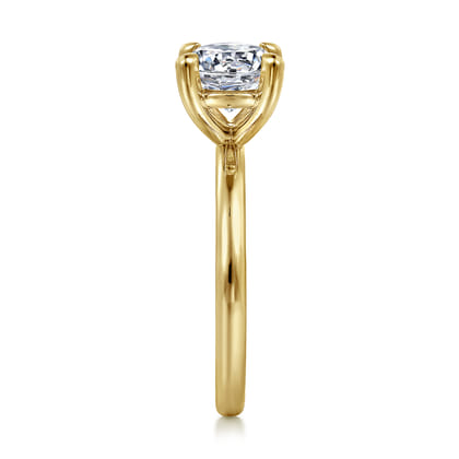 Lark - 14K Yellow Gold Round Solitaire Engagement Ring