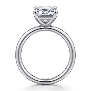 Lark - Platinum Emerald Cut Solitaire Engagement Ring