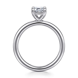 Lark - Platinum Emerald Cut Solitaire Engagement Ring