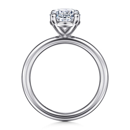 Lark - Platinum Oval Solitaire Engagement Ring