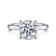 Lark - Platinum Round Solitaire Engagement Ring