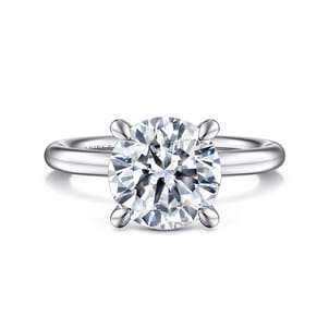 Lark - Platinum Round Solitaire Engagement Ring