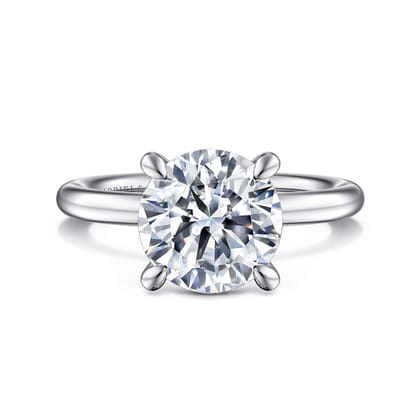 Lark - Platinum Round Solitaire Engagement Ring