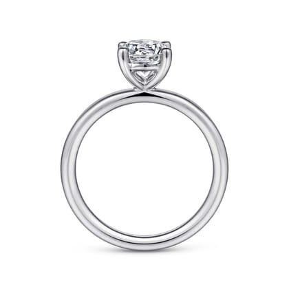 Lark - Platinum Round Solitaire Engagement Ring