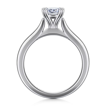 Lauren - 14K White Gold Cushion Cut Diamond Engagement Ring