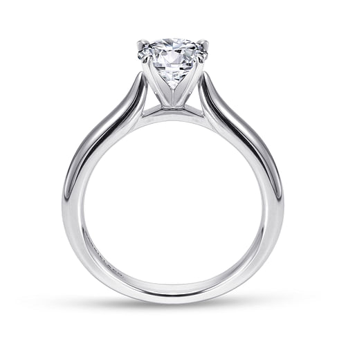 Lauren - Platinum 1 Carat Round Solitaire Engagement Ring @ $1550 ...