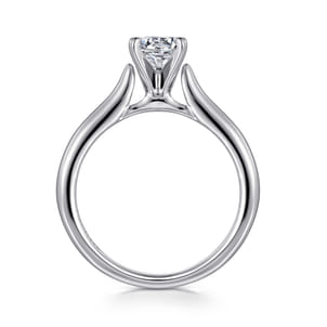 Lauren - Platinum Round Diamond Solitaire Engagement Ring