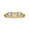 Enhancer Wedding Ring in 14k Yellow Gold with  Natural Diamond at Gabriel & Co.