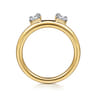 Enhancer Wedding Ring in 14k Yellow Gold with  Natural Diamond at Gabriel & Co.