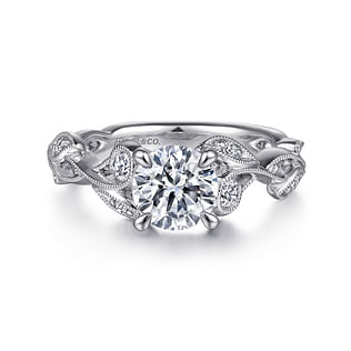 Lena---14K-White-Gold-Floral-Round-Diamond-Engagement-Ring1