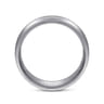 Leonardo - 14K White Gold 8mm - Men's Wedding Band in Satin Finish