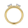 Enhancer Wedding Ring in 14k Yellow Gold with  Natural Diamond at Gabriel & Co.