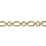 Link Chain Bracelet 14K White and Yellow Gold Diamond 0.4ct - 0.4 ct