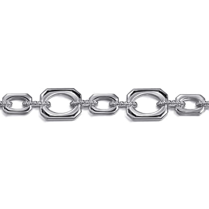 Link Chain Bracelet 925 Sterling Silver 7.5inch Bujukan