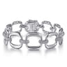 Link Chain Bracelet 925 Sterling Silver Bujukan