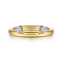 Loa - 14K Yellow Gold Prong Setting Diamond Enhancer