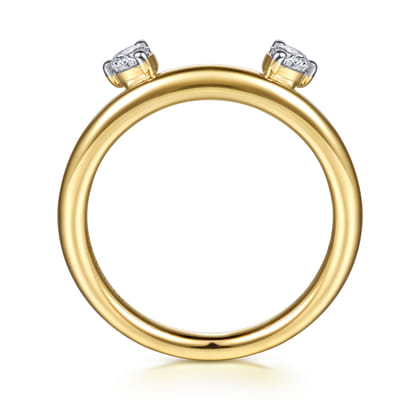 Loa - 14K Yellow Gold Prong Setting Diamond Enhancer