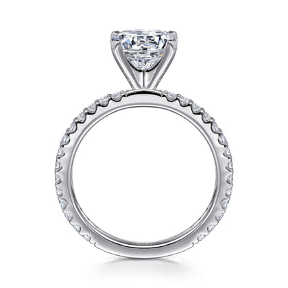 Logan - Platinum Round Diamond Engagement Ring