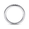 Straight Wedding Ring in Platinum with Round Natural Diamond at Gabriel & Co.