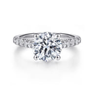 Luciole - Platinum Round Diamond Engagement Ring